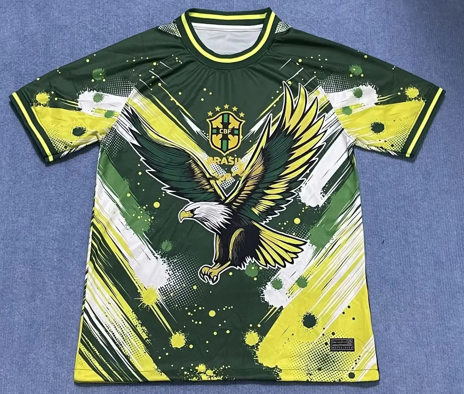 2025 Summer New men's T-shirt,Brazilian football shirt