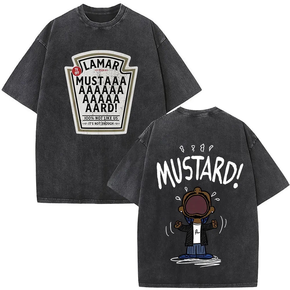 Washed Vintage Rapper Kendrick Lamar Album Merch